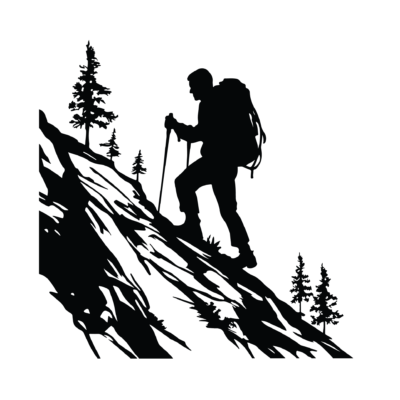 Sticker Adventure Hiking 8