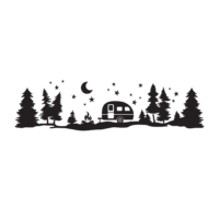 Sticker Adventure CamperForest