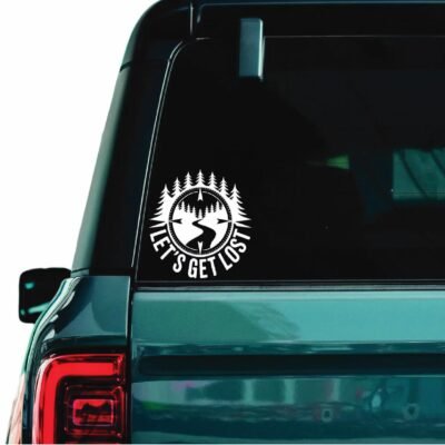 Sticker Let's GET LOST Off Road Adventure , Busola - imagine 2