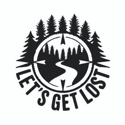 Sticker Let's GET LOST Off Road