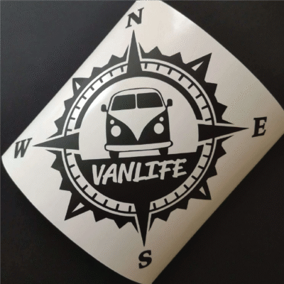 Sticker VANLIFE Adventure , Busola