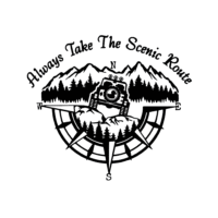 Sticker OFF ROAD scenic route