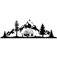Sticker Rulota Camper Life