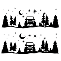 Sticker Off Road Camping