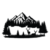 Sticker Camping , Munti , Natura 3