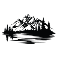 Sticker Camping , Munti , Natura 4