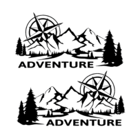 Sticker ADVENTURE BUSOLA OFF ROAD