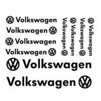 Set Stickere Volkswagen 10 bucati