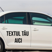 Sticker auto personalizat Masina