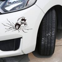 Sticker zgarietura mascare