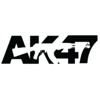 Sticker auto AK 47 new