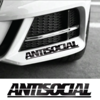 Sticker auto ANTISOCIAL