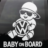 Sticker Baby on Board VW
