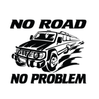 Sticker Off Road 4x4 NO PROBLEM