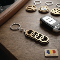 Breloc Auto Audi Premium 3D