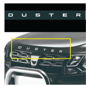 Sticker DUSTER capota 70 cm