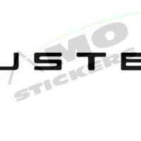 Sticker DUSTER capota 70 cm