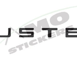 Sticker DUSTER capota 70 cm