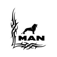 Set stickere geamuri MAN