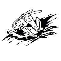 Sticker Off road Rabbit