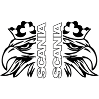 Sticker Cabina sau Geamuri laterale Scania Griffon