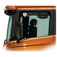 Set stickere geamuri laterale Scris Scania