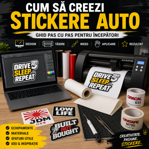 Vrei sa Creezi Stickere auto ?