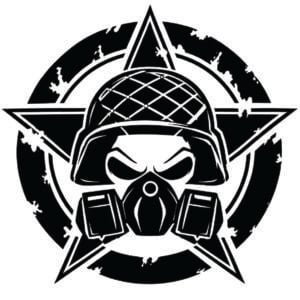 Sticker Off Road Star ARMY